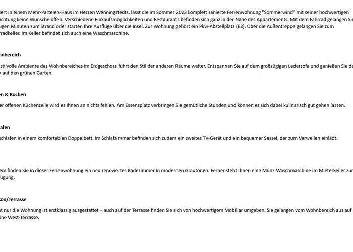 Sommerwind - Hauptstr 9, App 3 Apartamento Wenningstedt-Braderup